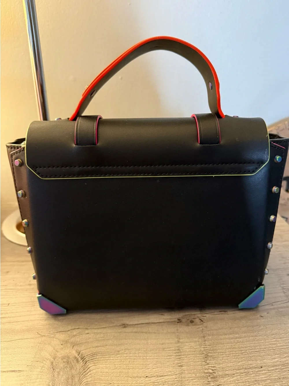 Michael Kors Manhattan Satchel with Top Handle and Crossbody Strap